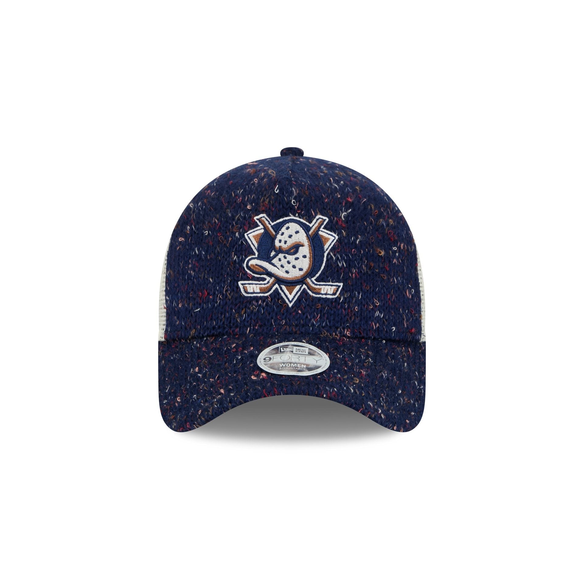 Anaheim Ducks Knit Women's 9FORTY A-Frame Trucker Hat