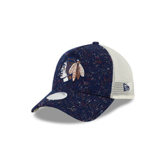 Chicago Blackhawks Knit Women's 9FORTY A-Frame Trucker Hat