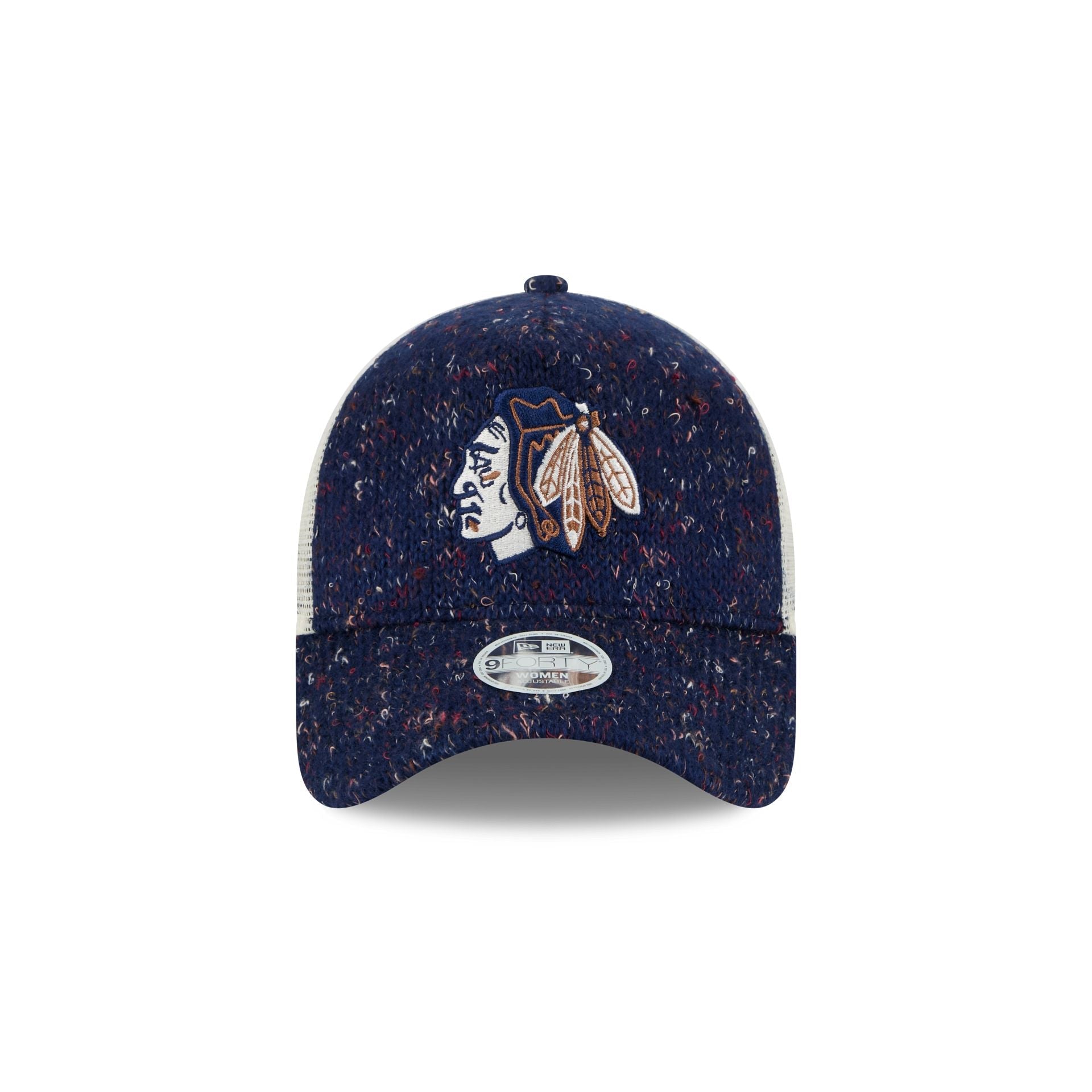 Chicago Blackhawks Knit Women's 9FORTY A-Frame Trucker Hat