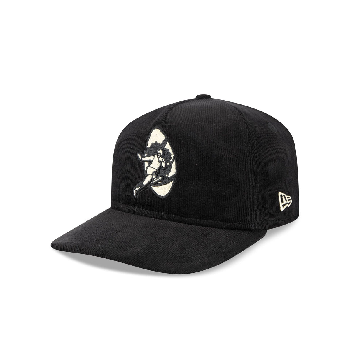 Green Bay Packers Nostalgic Black Corduroy 19TWENTY Adjustable Hat
