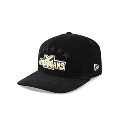 New York Americans Nostalgic Black Corduroy 19TWENTY Adjustable Hat