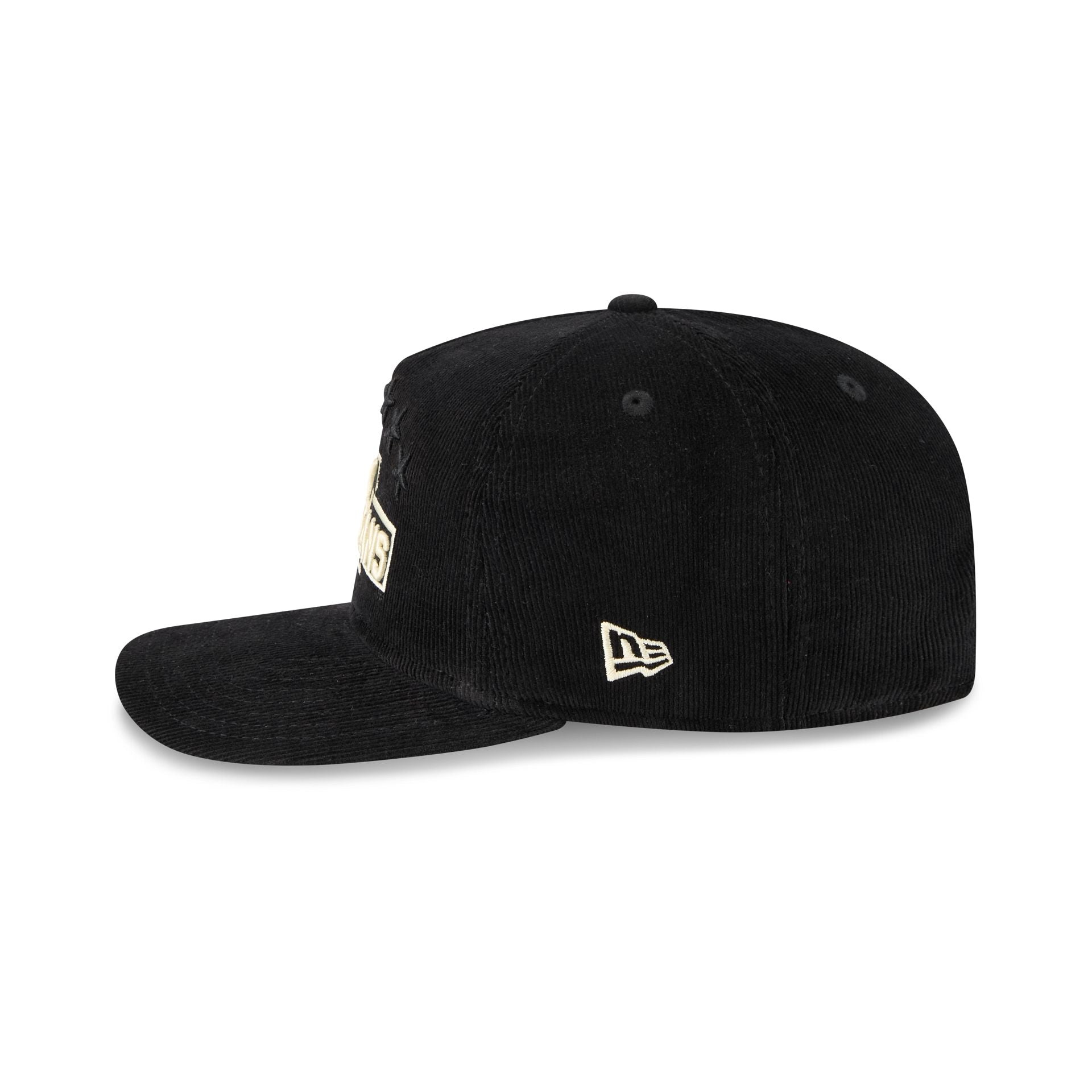New York Americans Nostalgic Black Corduroy 19TWENTY Adjustable Hat
