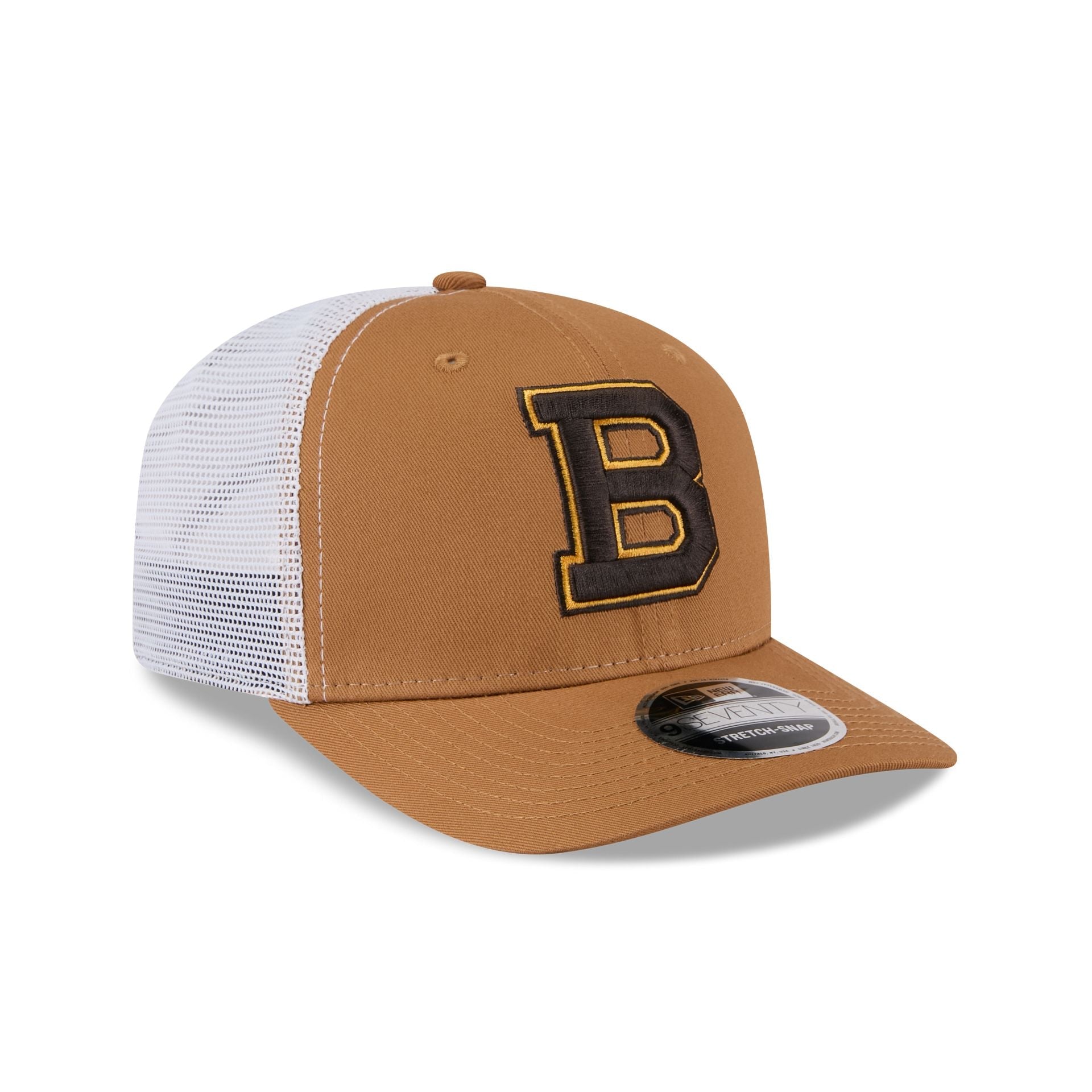 Boston Bruins Bronze 9SEVENTY Trucker Hat