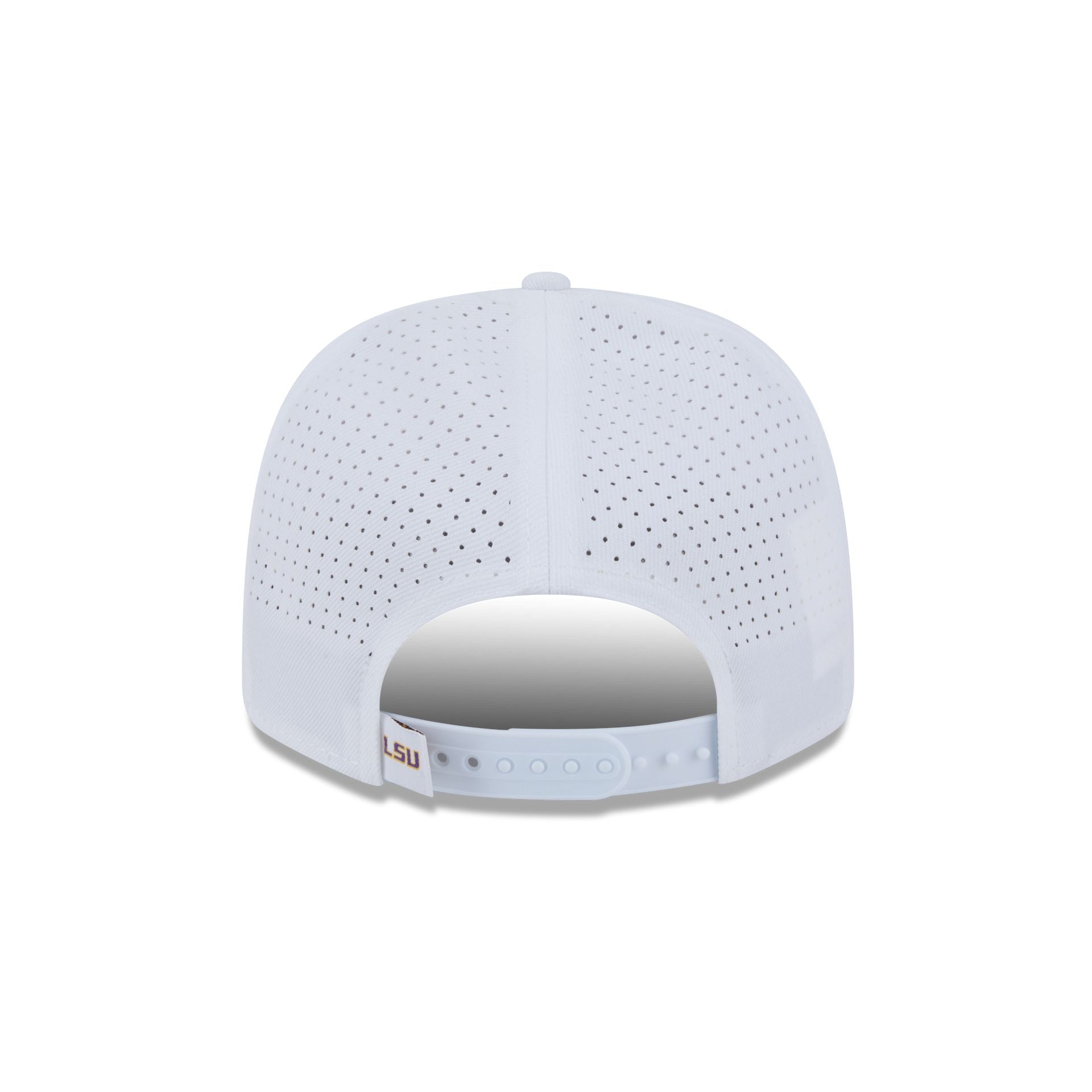 LSU Tigers Optic White Performance 9SEVENTY Stretch-Snap Hat
