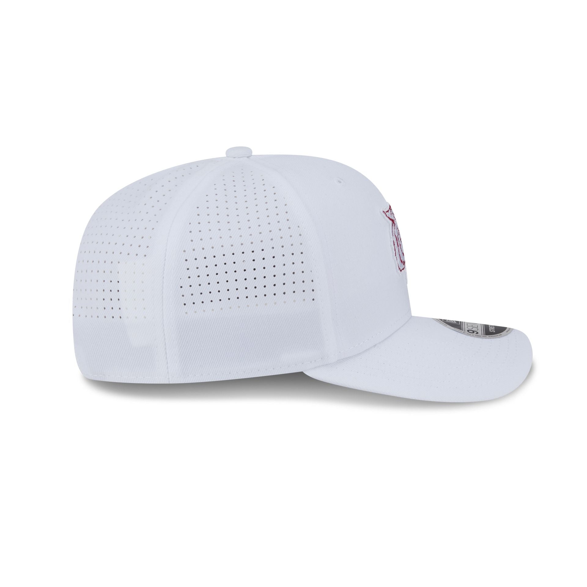 Morehouse Tigers Optic White Performance 9SEVENTY Stretch-Snap Hat