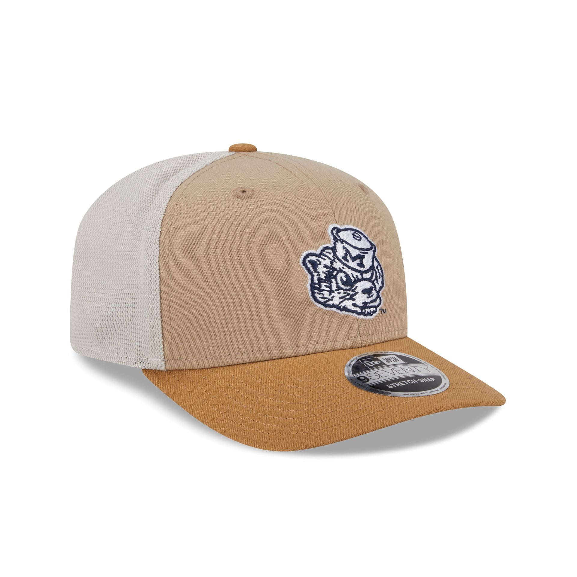 Michigan Wolverines College Vault Stone 9SEVENTY Trucker Hat