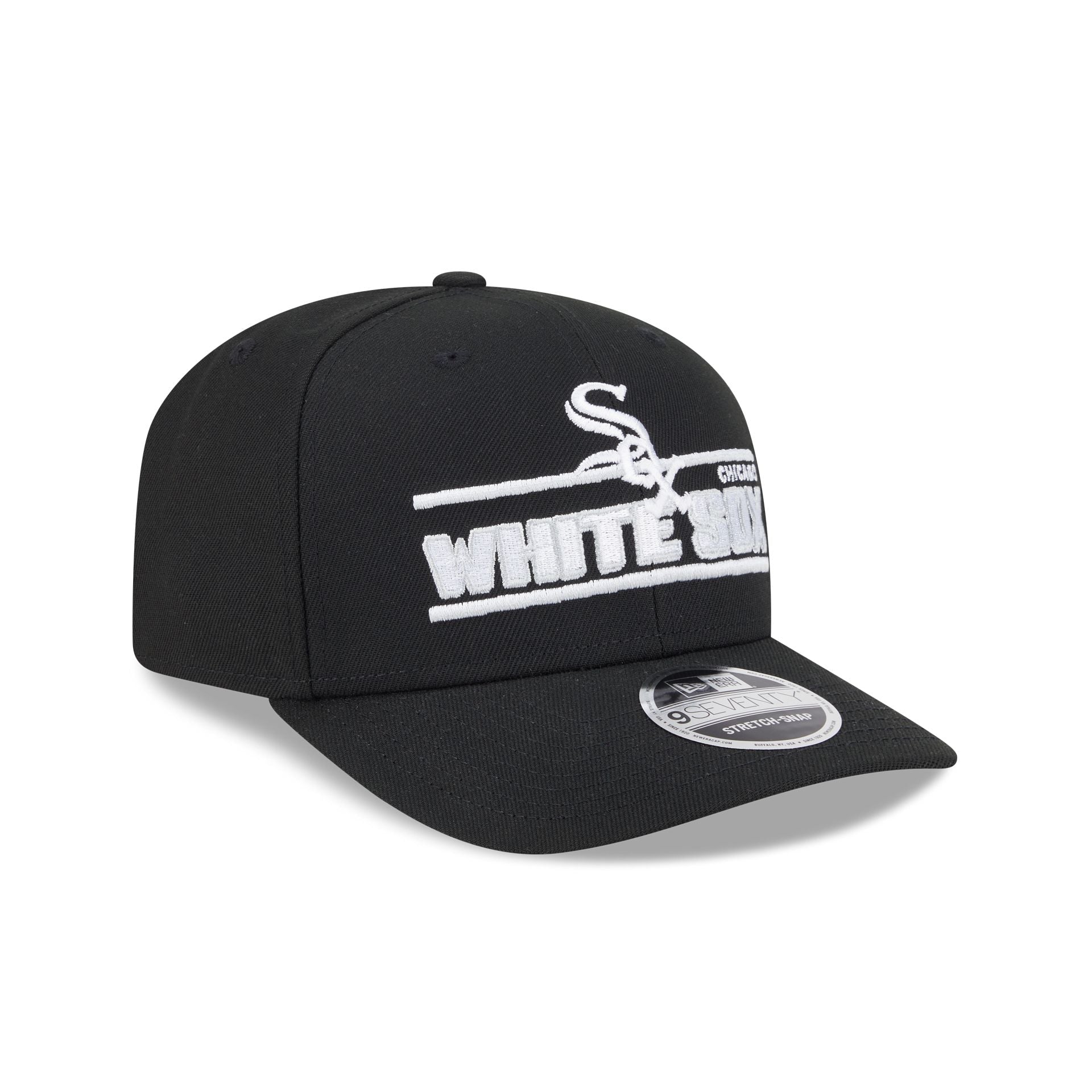 Chicago White Sox Stated 9SEVENTY Stretch-Snap Hat