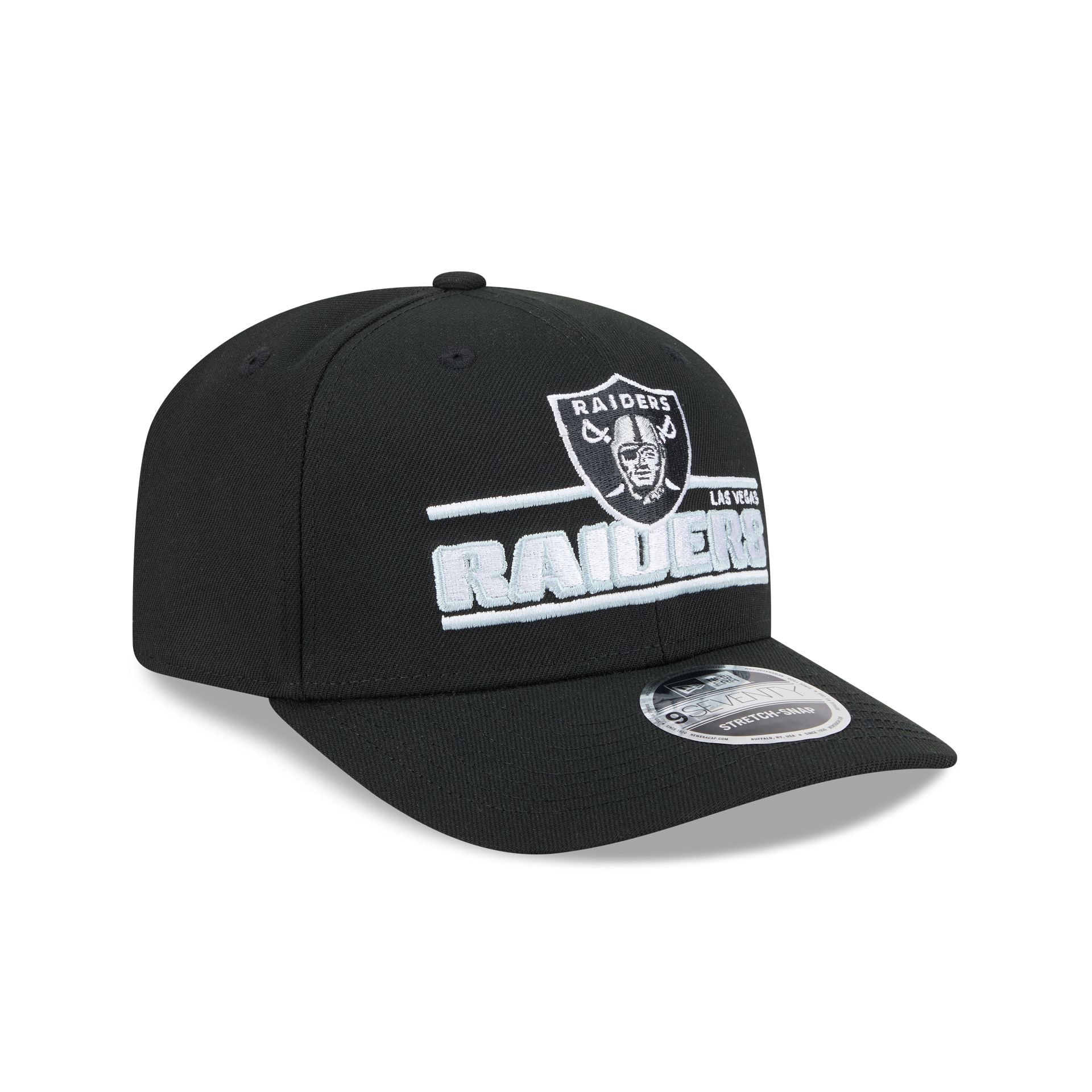 Las Vegas Raiders Stated 9SEVENTY Stretch-Snap Hat