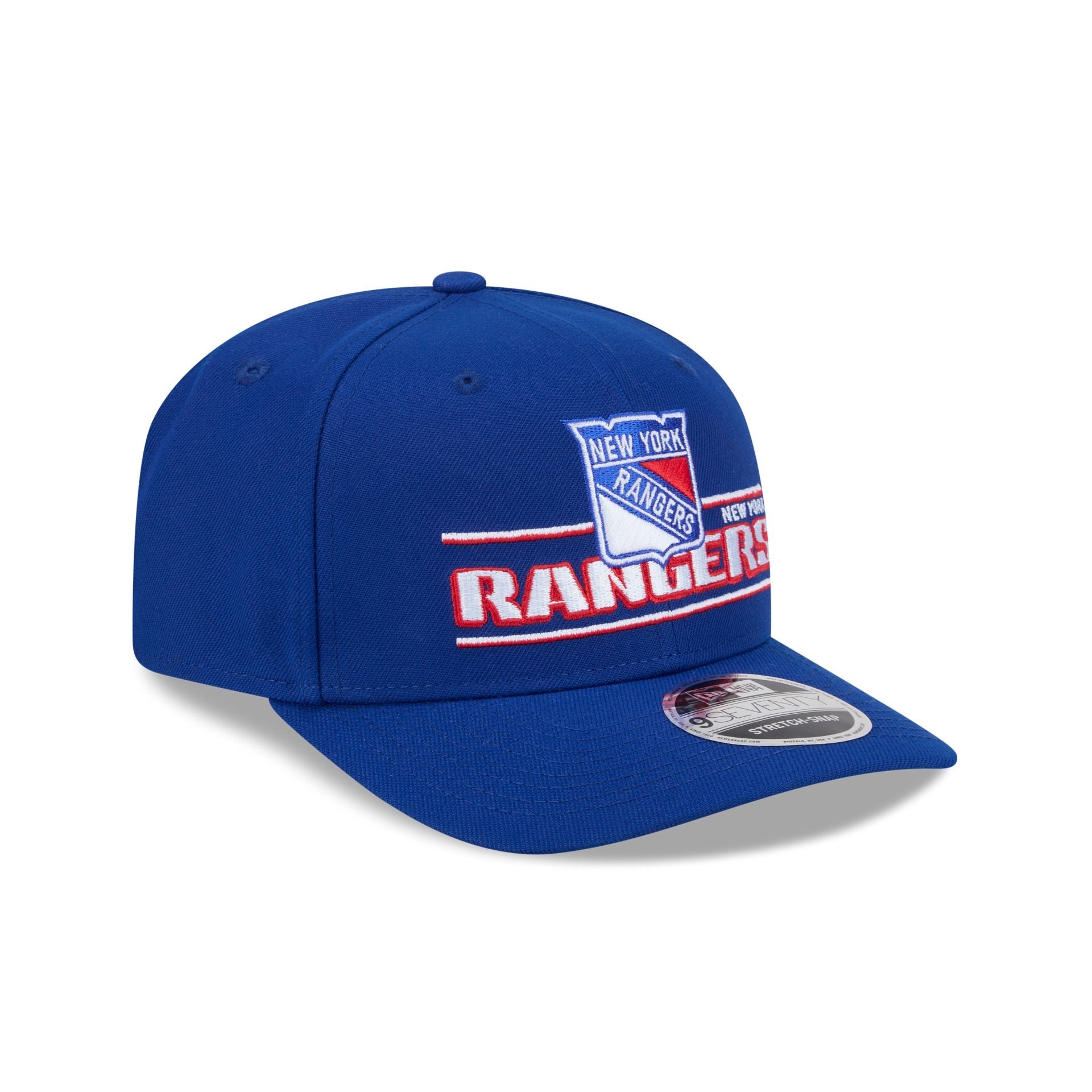 New York Rangers Stated 9SEVENTY Stretch-Snap Hat