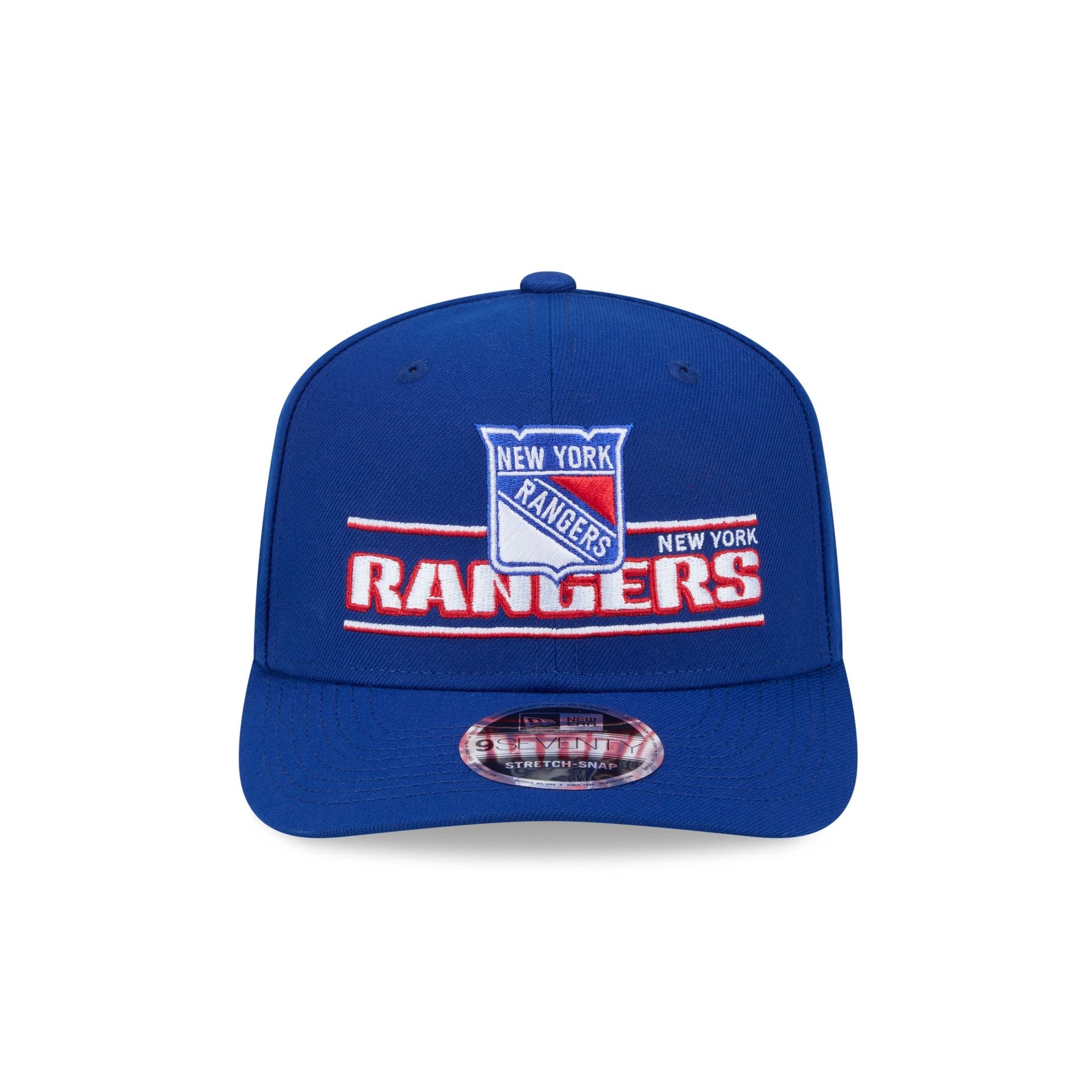 New York Rangers Stated 9SEVENTY Stretch-Snap Hat