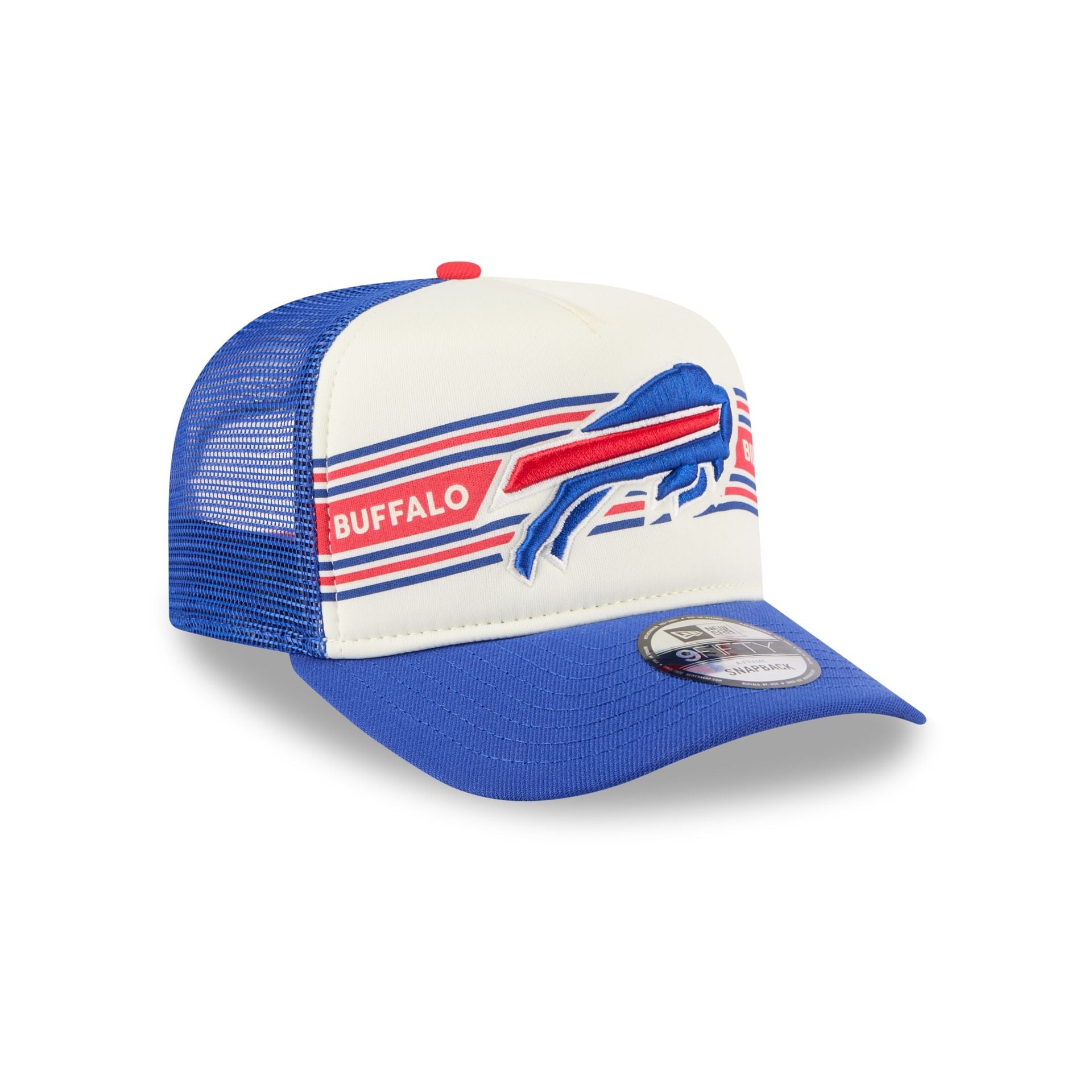 Buffalo Bills Banner 9FIFTY A-Frame Trucker Hat