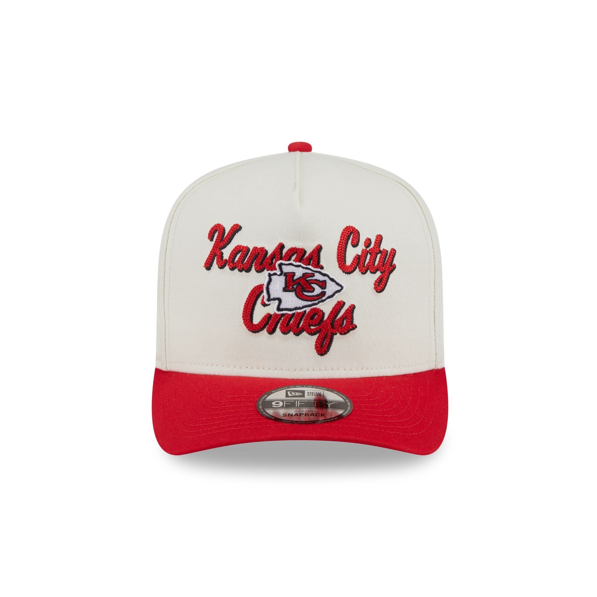 Kansas City Chiefs Chainstitch 9FIFTY A-Frame Snapback Hat