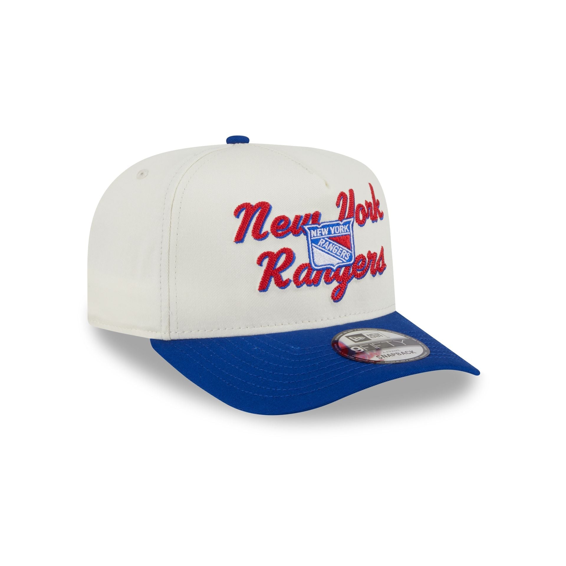 New York Rangers Chainstitch 9FIFTY A-Frame Snapback Hat