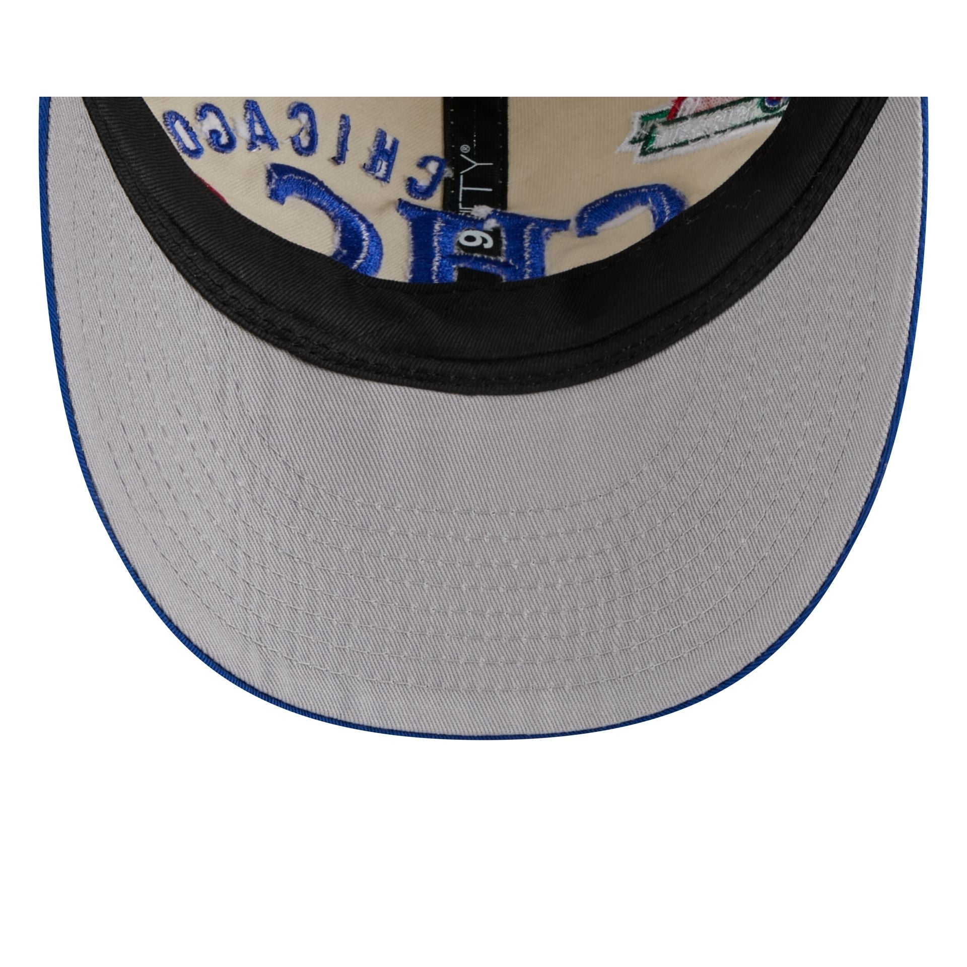 Chicago Cubs Scattered Patches Retro Crown 9FIFTY Snapback Hat