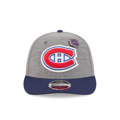 Montreal Canadiens Heather Gray Wool Low Profile 9FIFTY Snapback Hat