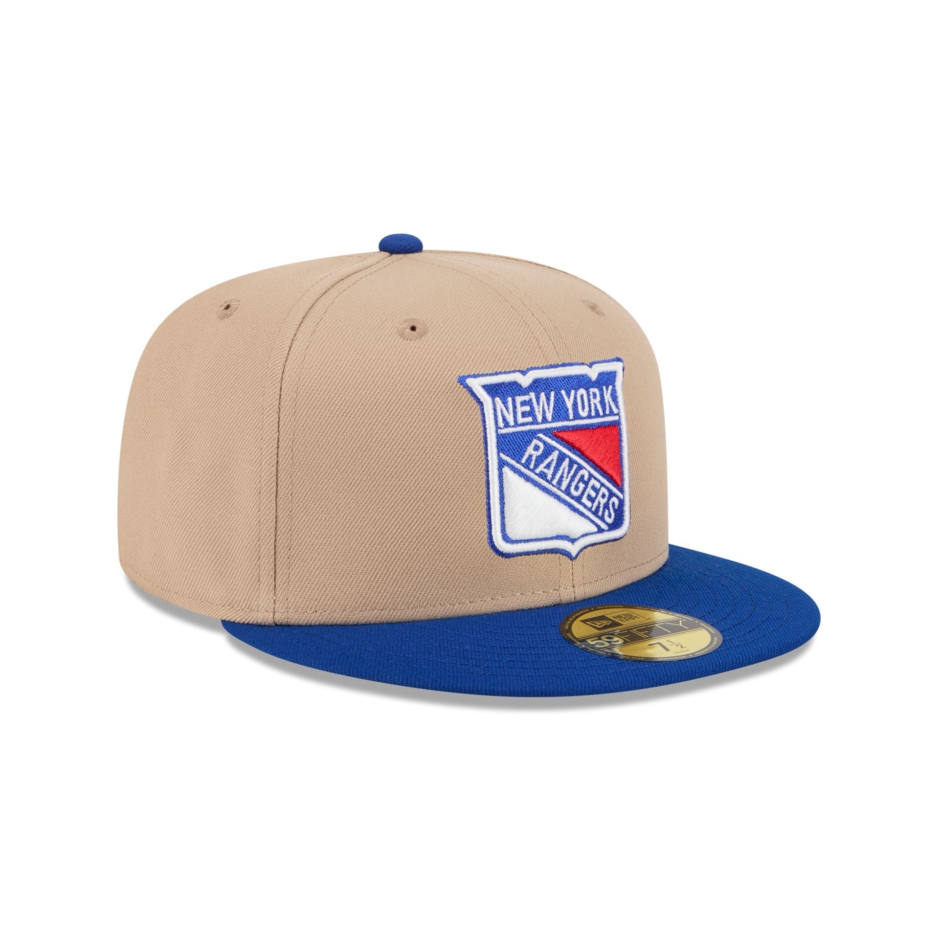 New York Rangers Camel 59FIFTY Fitted Hat