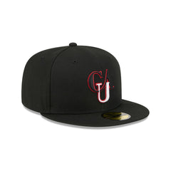 Clark Atlanta Panthers Go-To Black 59FIFTY Fitted Hat
