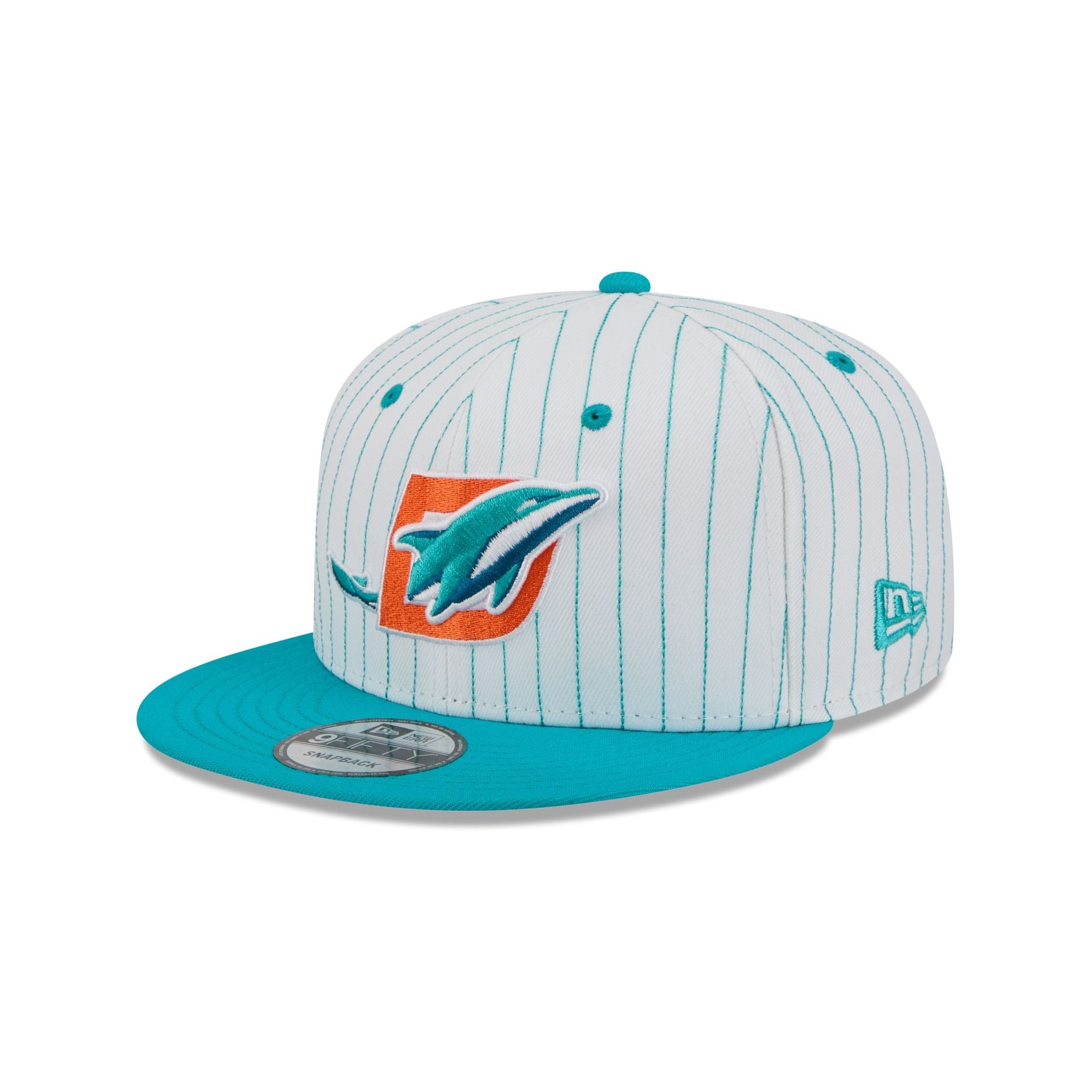 Miami Dolphins Deceptor Pinstripe 9FIFTY Snapback Hat
