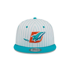 Miami Dolphins Deceptor Pinstripe 9FIFTY Snapback Hat