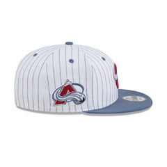Colorado Avalanche Deceptor Pinstripe 9FIFTY Snapback Hat