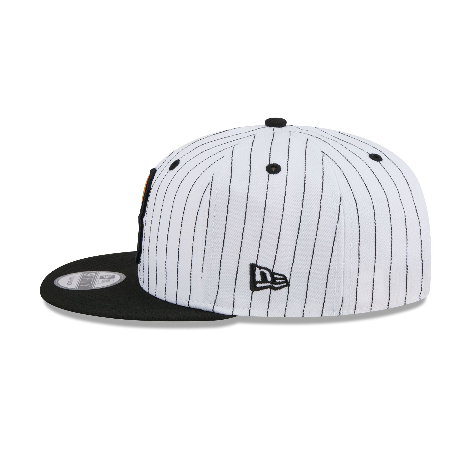 Boston Bruins Deceptor Pinstripe 9FIFTY Snapback Hat