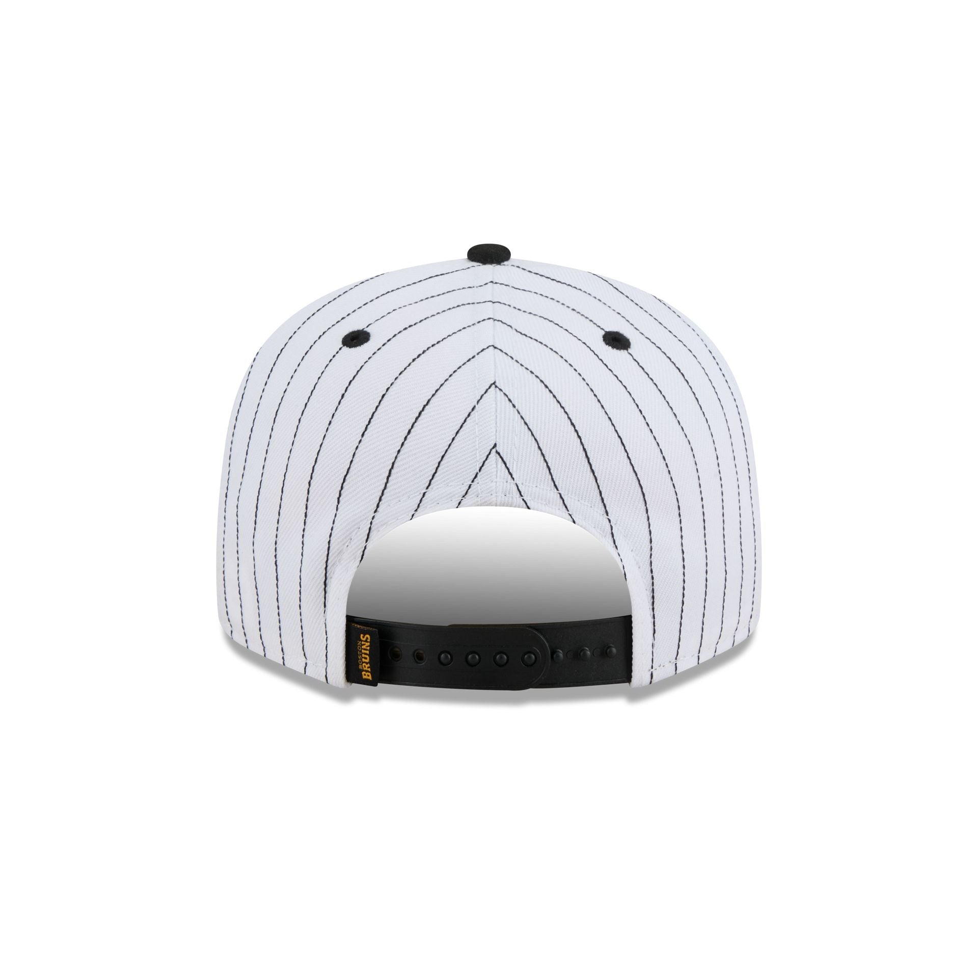 Boston Bruins Deceptor Pinstripe 9FIFTY Snapback Hat