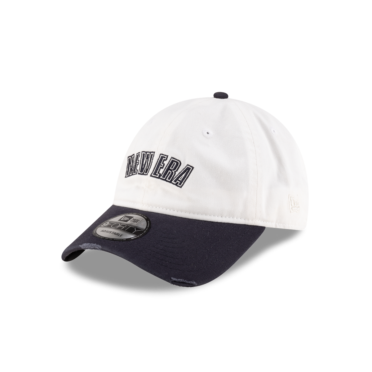 New Era Branded Sweep Rugby College White 9FORTY Adjustable Hat
