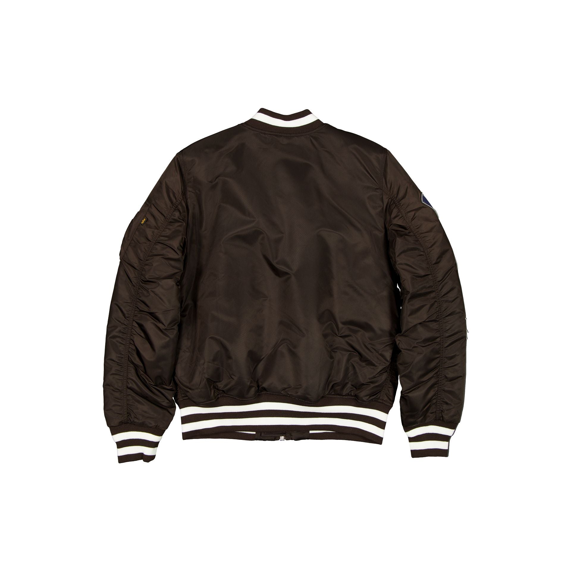 Alpha Industries x New York Yankees Brown MA-1 Bomber Jacket