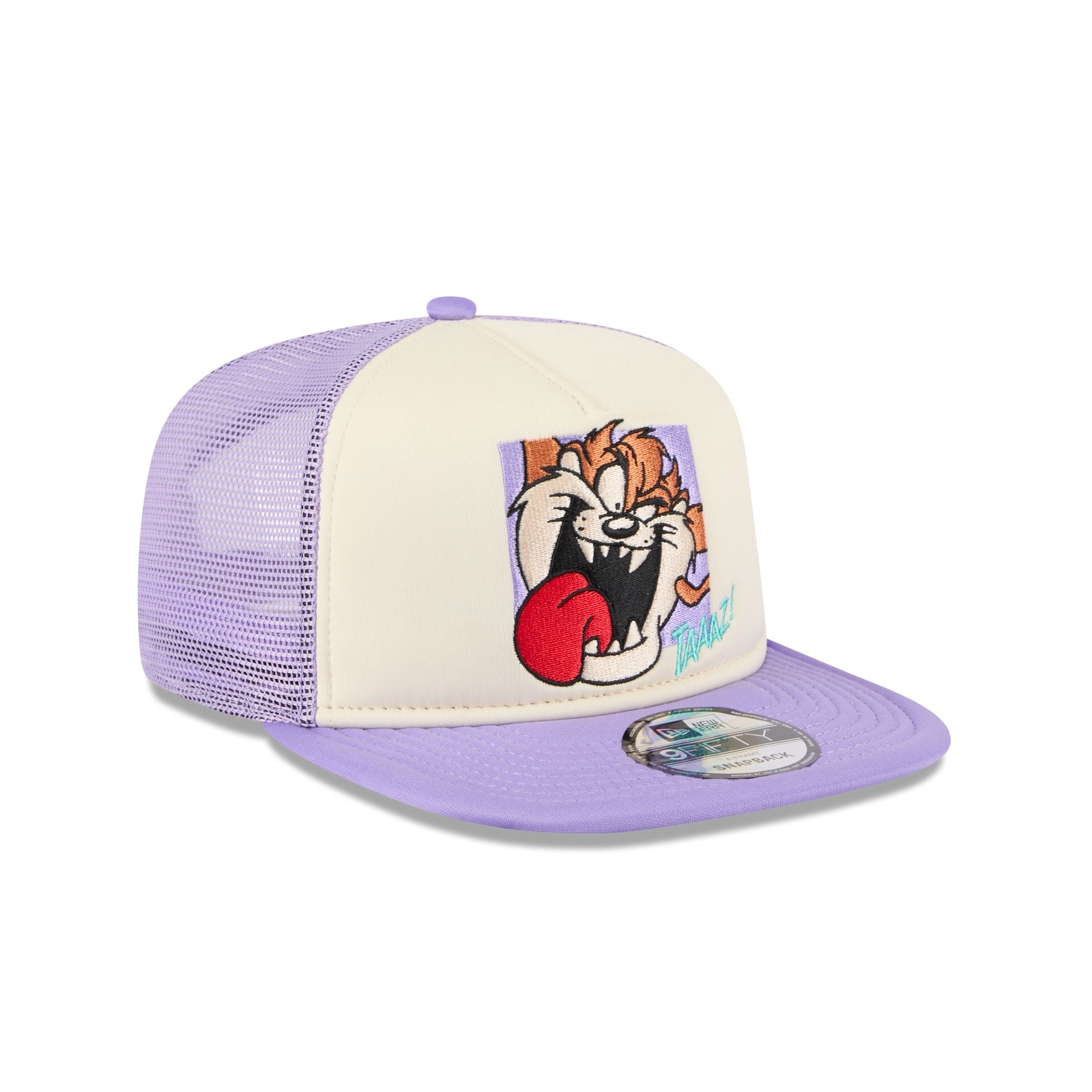 Looney Tunes Taaaz! Lavender 9FIFTY A-Frame Trucker Hat
