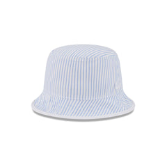 New Era Cap Sky Blue Pinstripe Bucket Hat