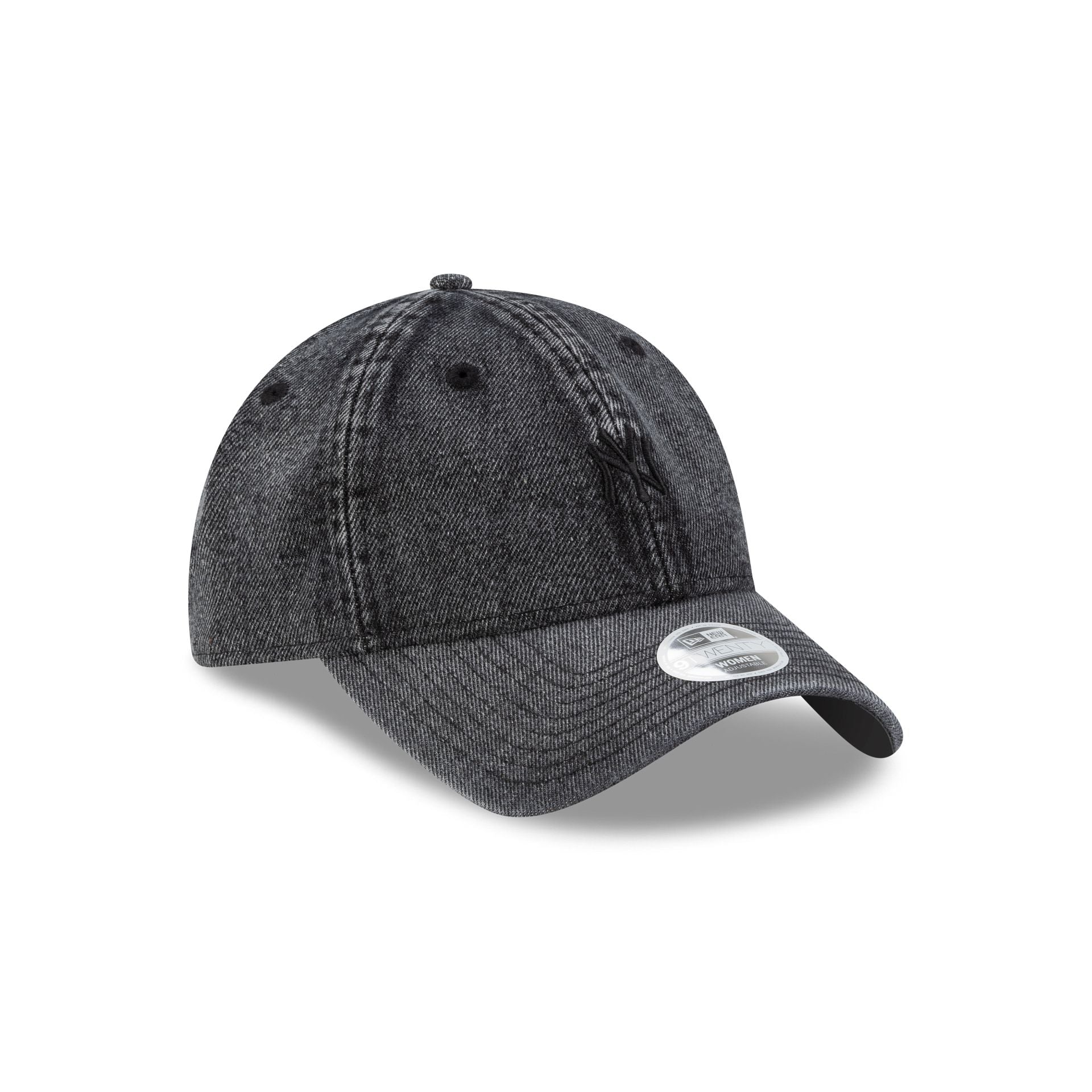New York Yankees Black Denim Women's 9TWENTY Adjustable Hat