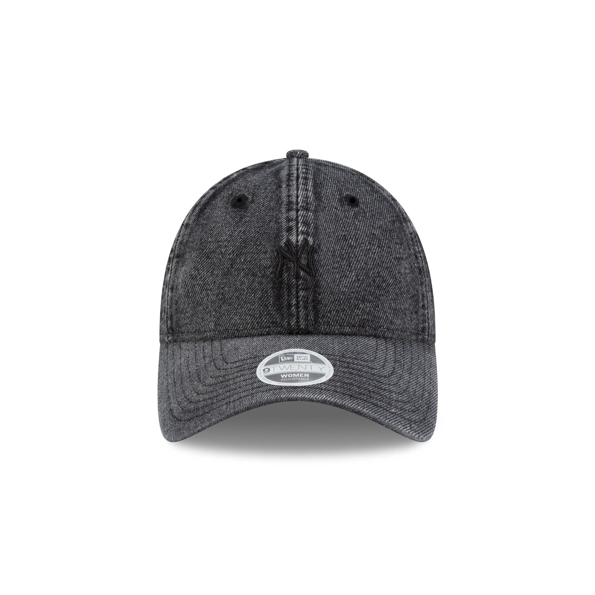 New York Yankees Black Denim Women's 9TWENTY Adjustable Hat