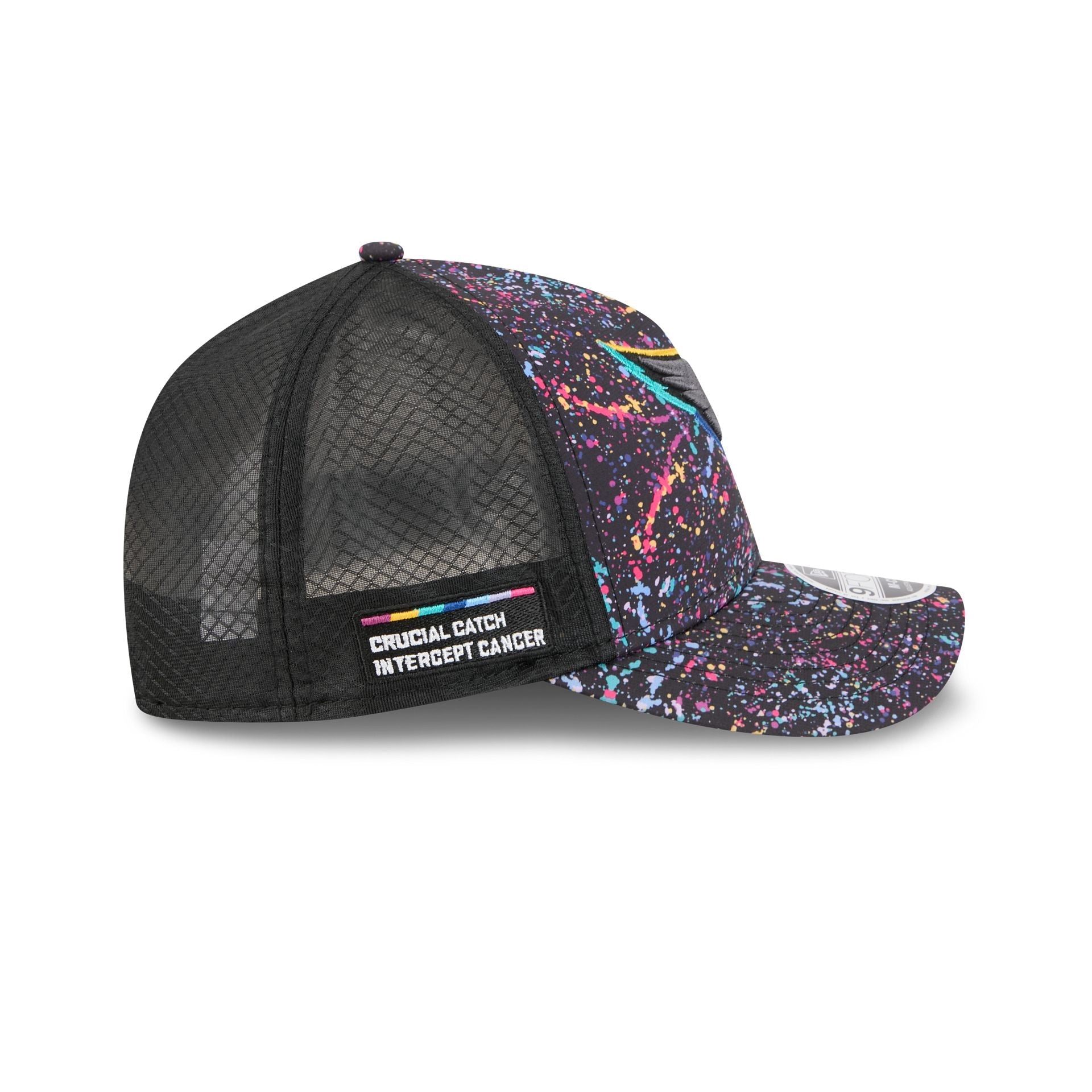 Arizona Cardinals 2025 Crucial Catch 9FORTY M-Crown A-Frame Trucker Hat