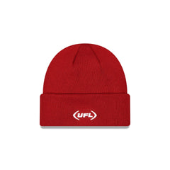 Birmingham Stallions Red Cuff Knit Beanie