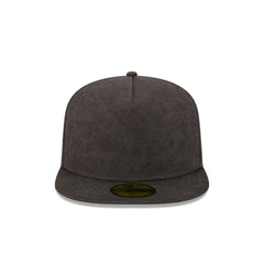 New Era Cap Washed Twill Black 59FIFTY A-Frame Fitted Hat