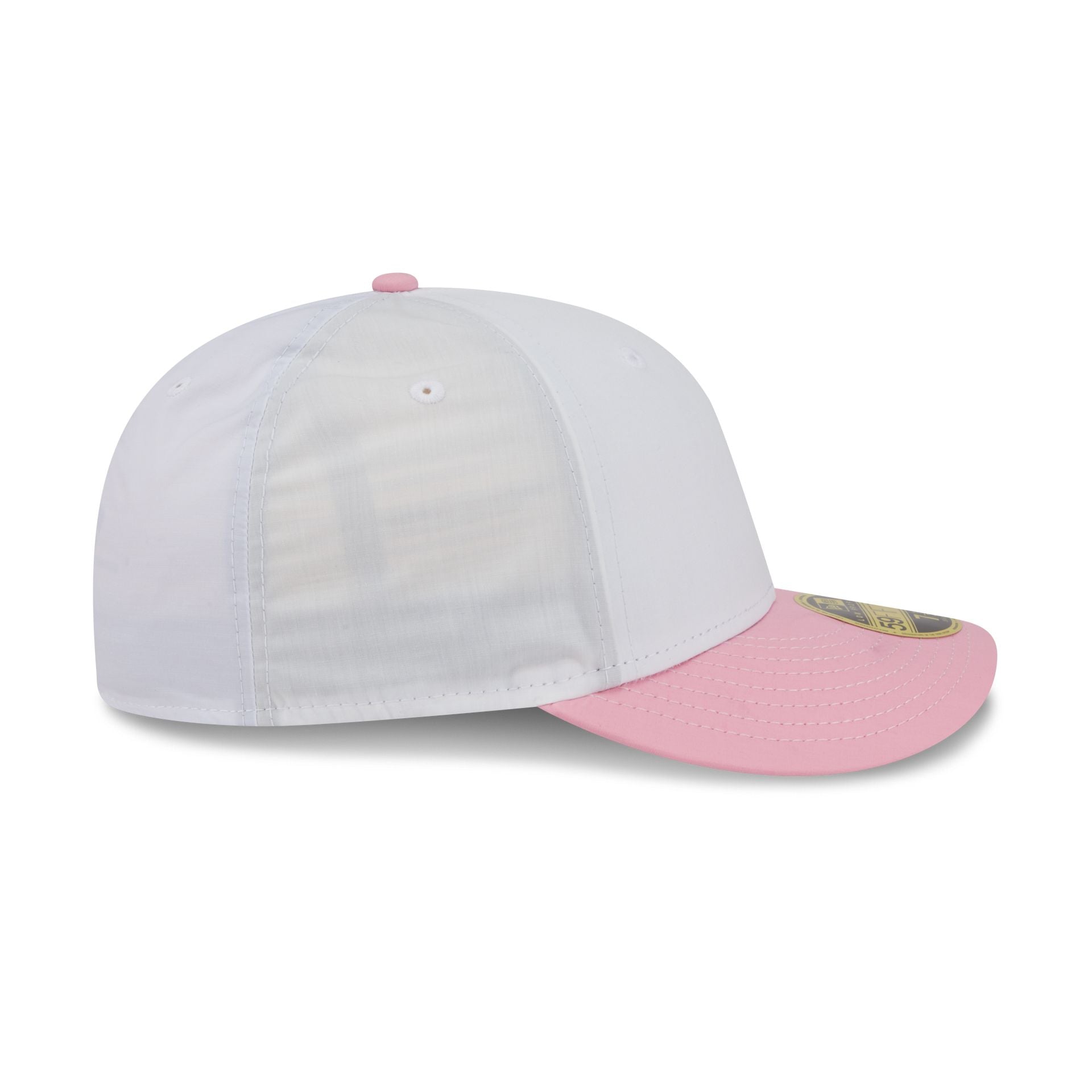New Era Cap Cotton Nylon Pink Visor Low Profile 59FIFTY Fitted Hat