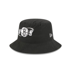 Brooklyn Nets Nylon Logo Bucket Hat