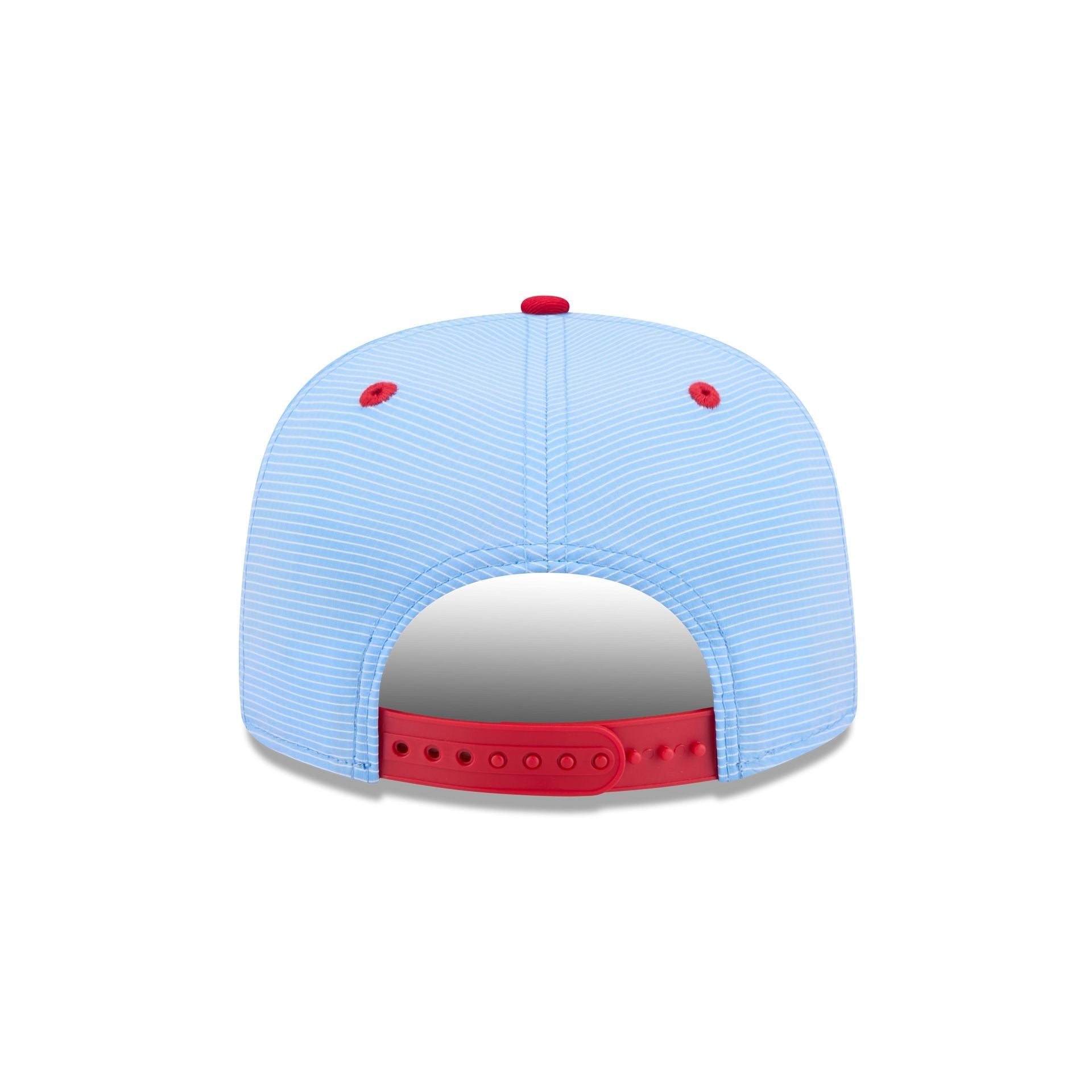 Chicago Cubs Pinstripe Ripstop 9FIFTY A-Frame Snapback Hat