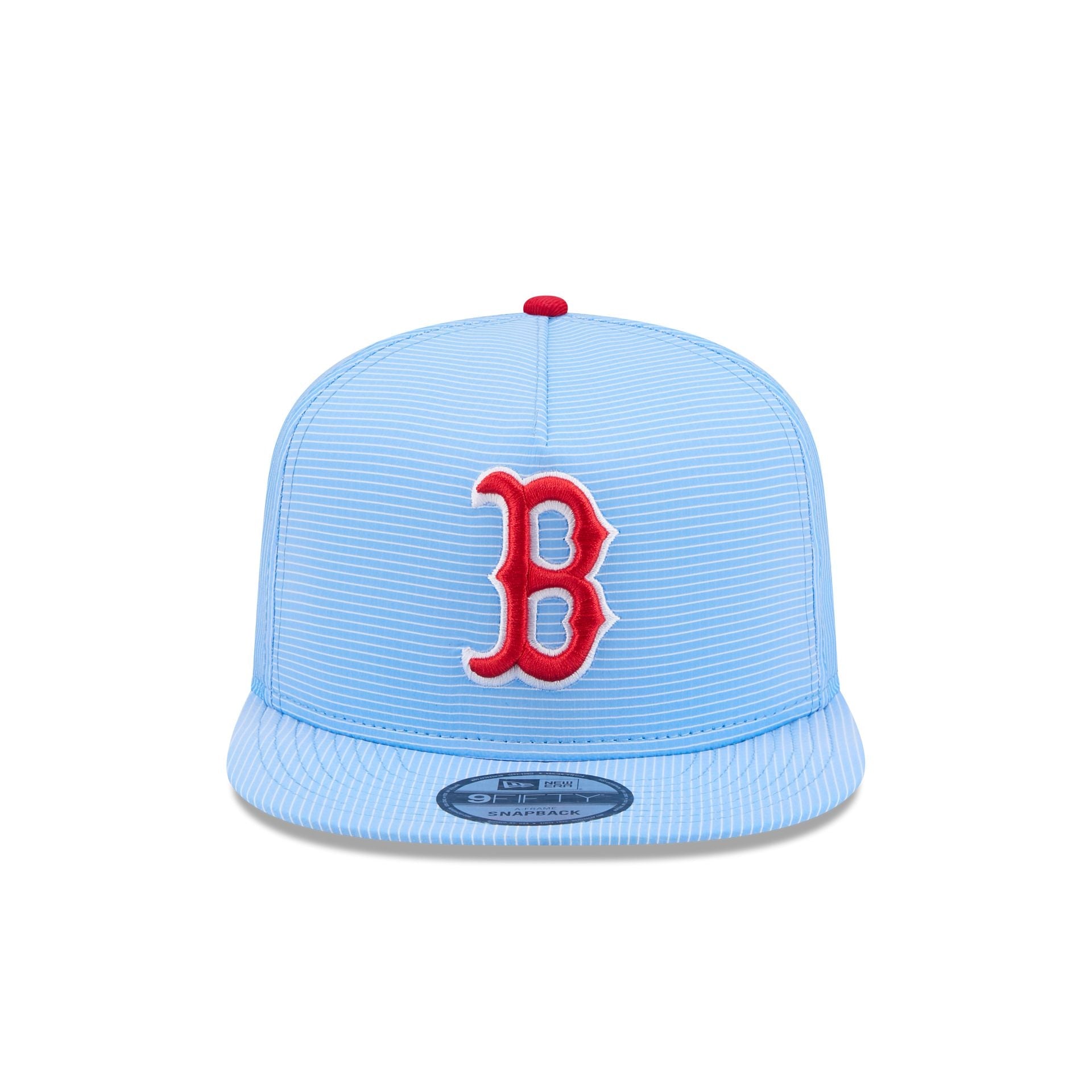 Boston Red Sox Pinstripe Ripstop 9FIFTY A-Frame Snapback Hat