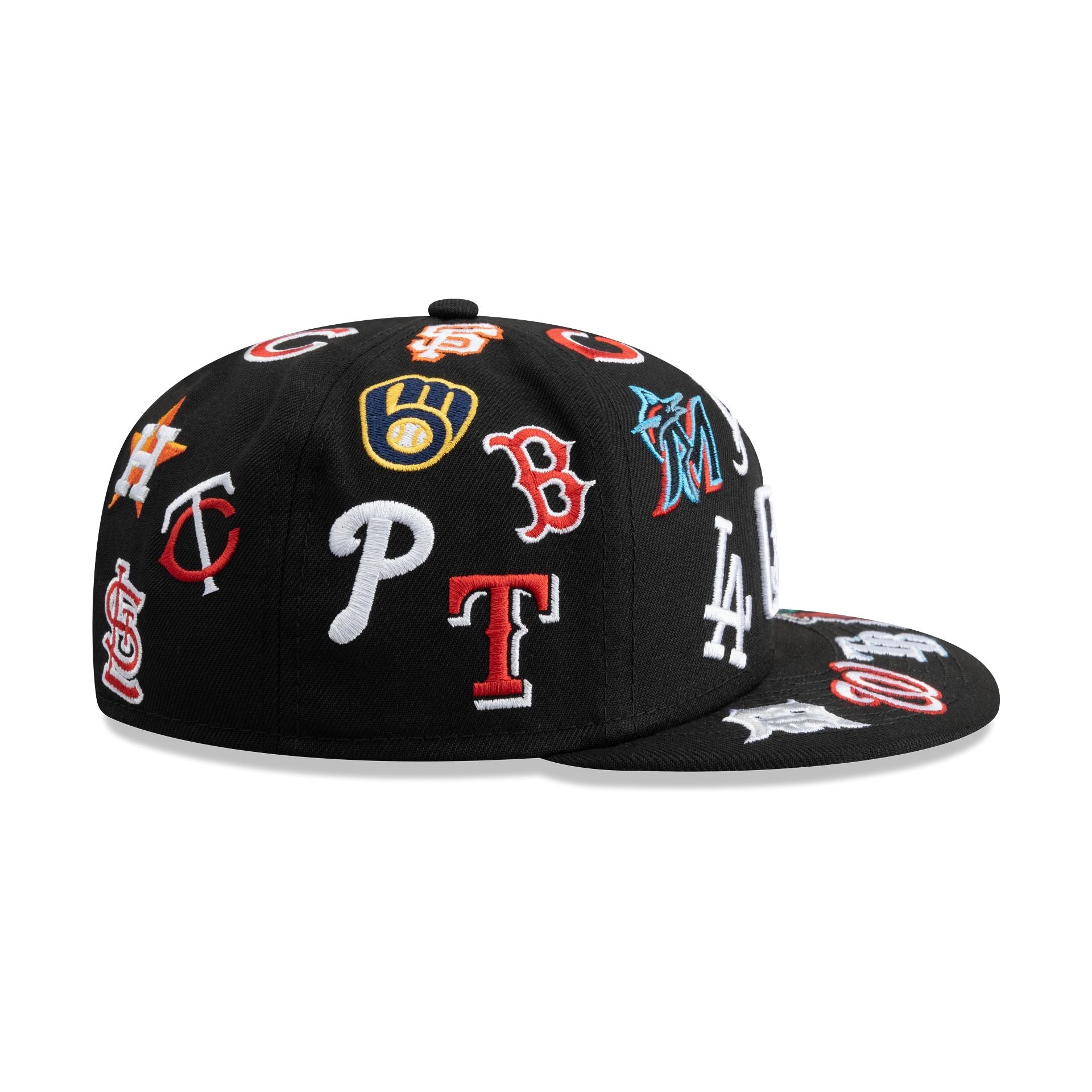 MLB Logo Scramble 59FIFTY Fitted Hat