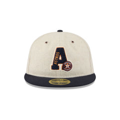Houston Astros Wool Letterman Retro Crown 59FIFTY Fitted Hat