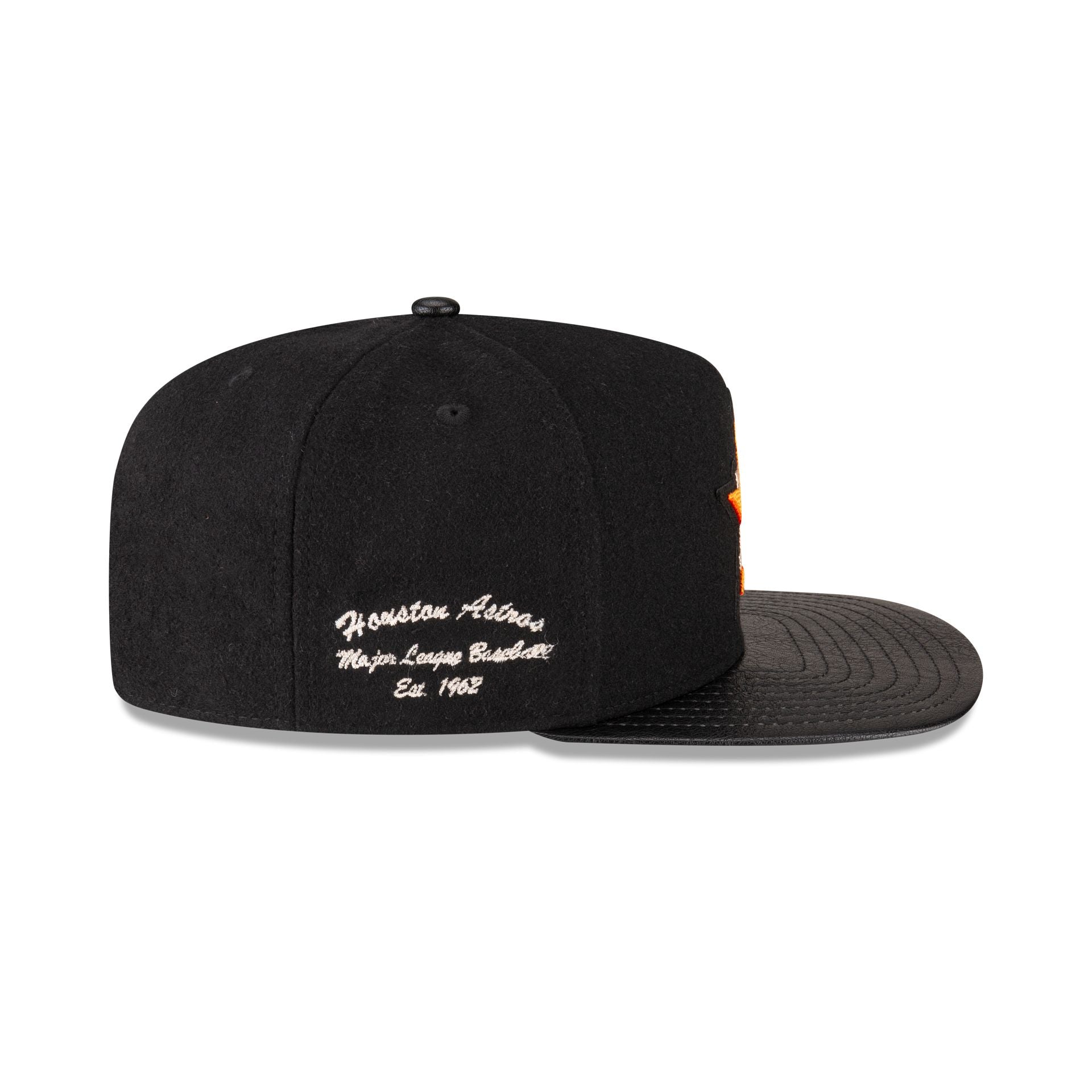 Houston Astros Wool Letterman 9FIFTY A-Frame Snapback Hat