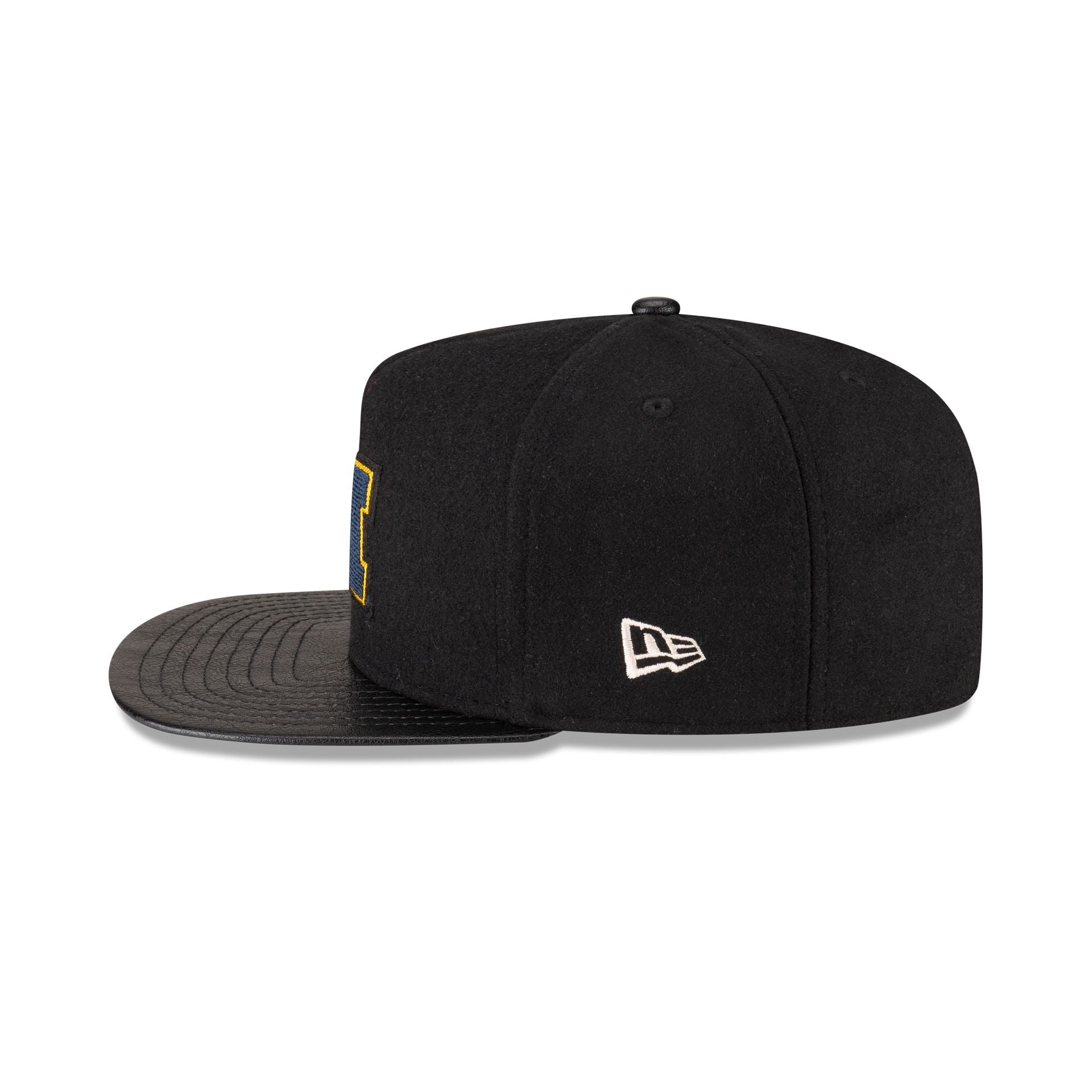 Michigan Wolverines Wool Letterman 9FIFTY A-Frame Snapback Hat