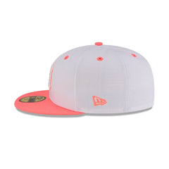 Miami Hurricanes Chrome Pink 59FIFTY Fitted Hat