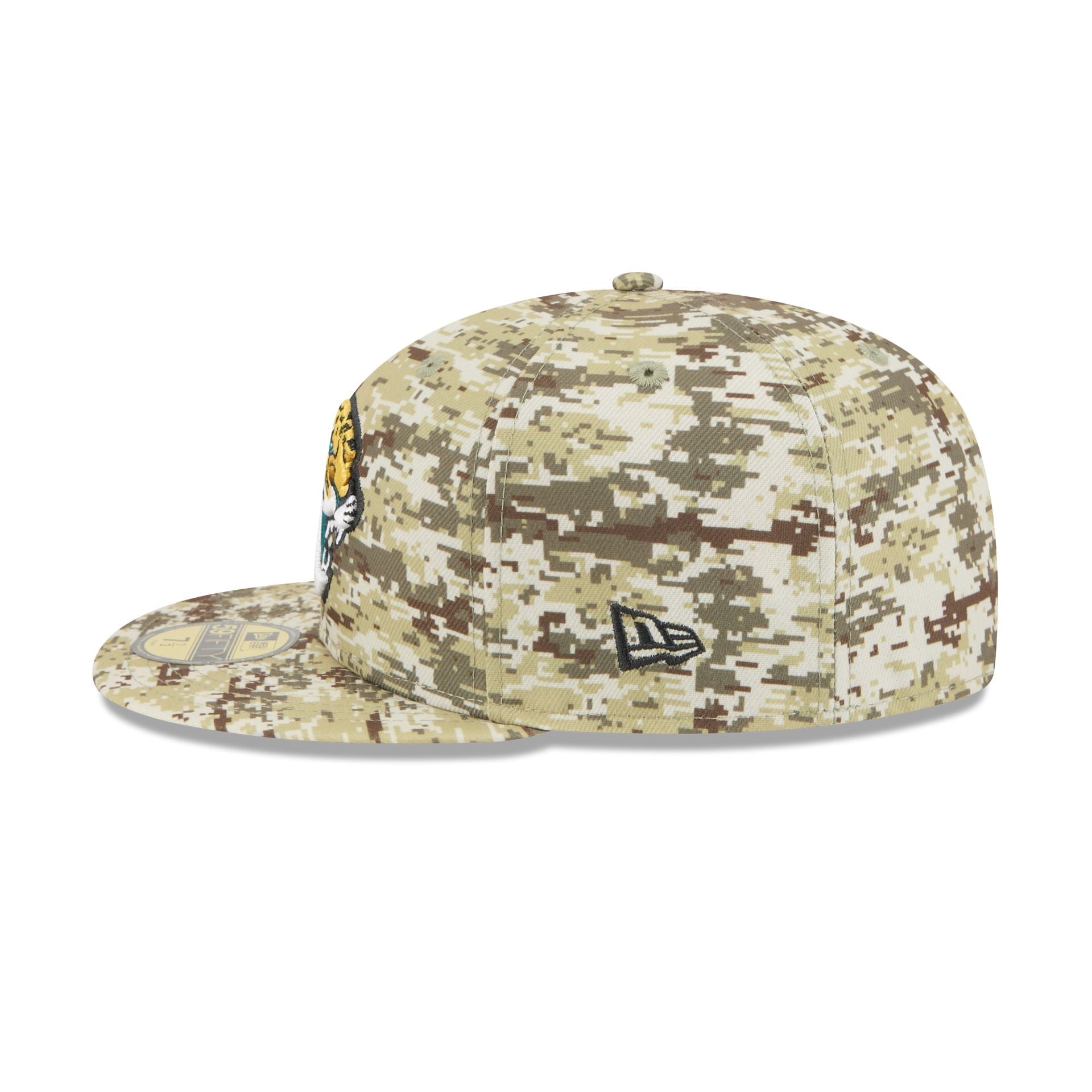 Jacksonville Jaguars 2025 Salute to Service Fan Gear 59FIFTY Fitted Hat