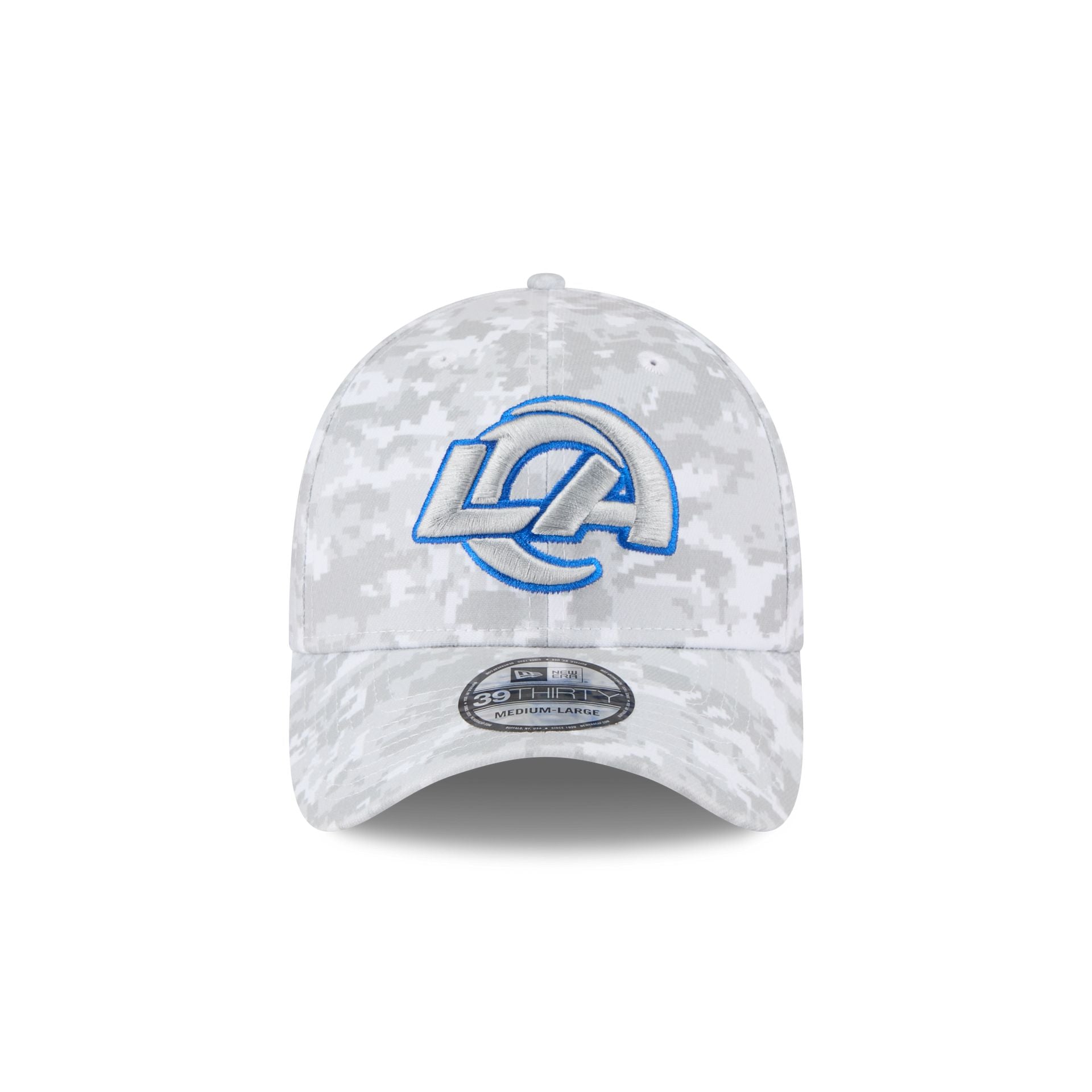 Los Angeles Rams 2025 Salute to Service Fan Gear 39THIRTY Stretch Fit Hat
