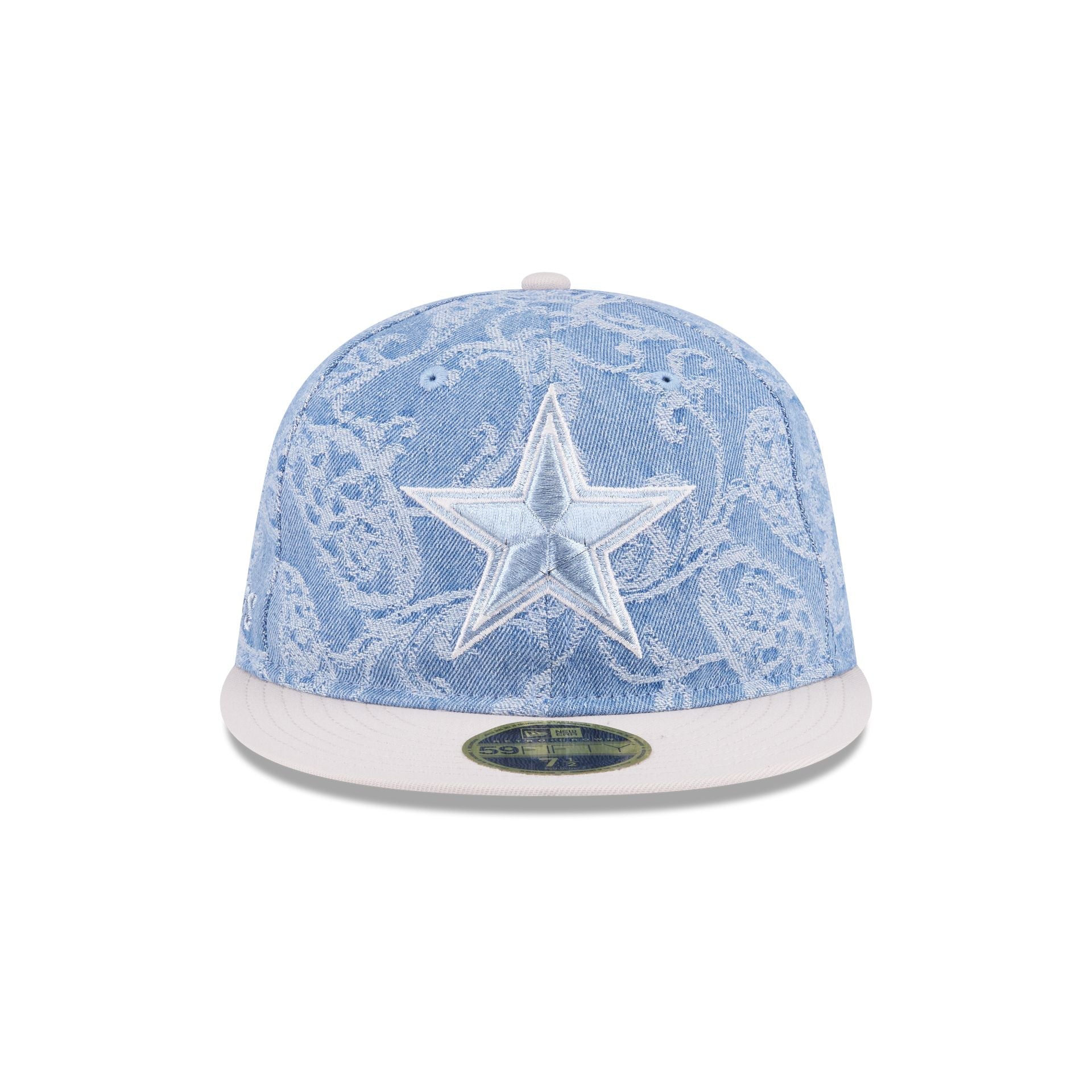 Just Caps Jacquard Denim Dallas Cowboys Retro Crown 59FIFTY Fitted Hat
