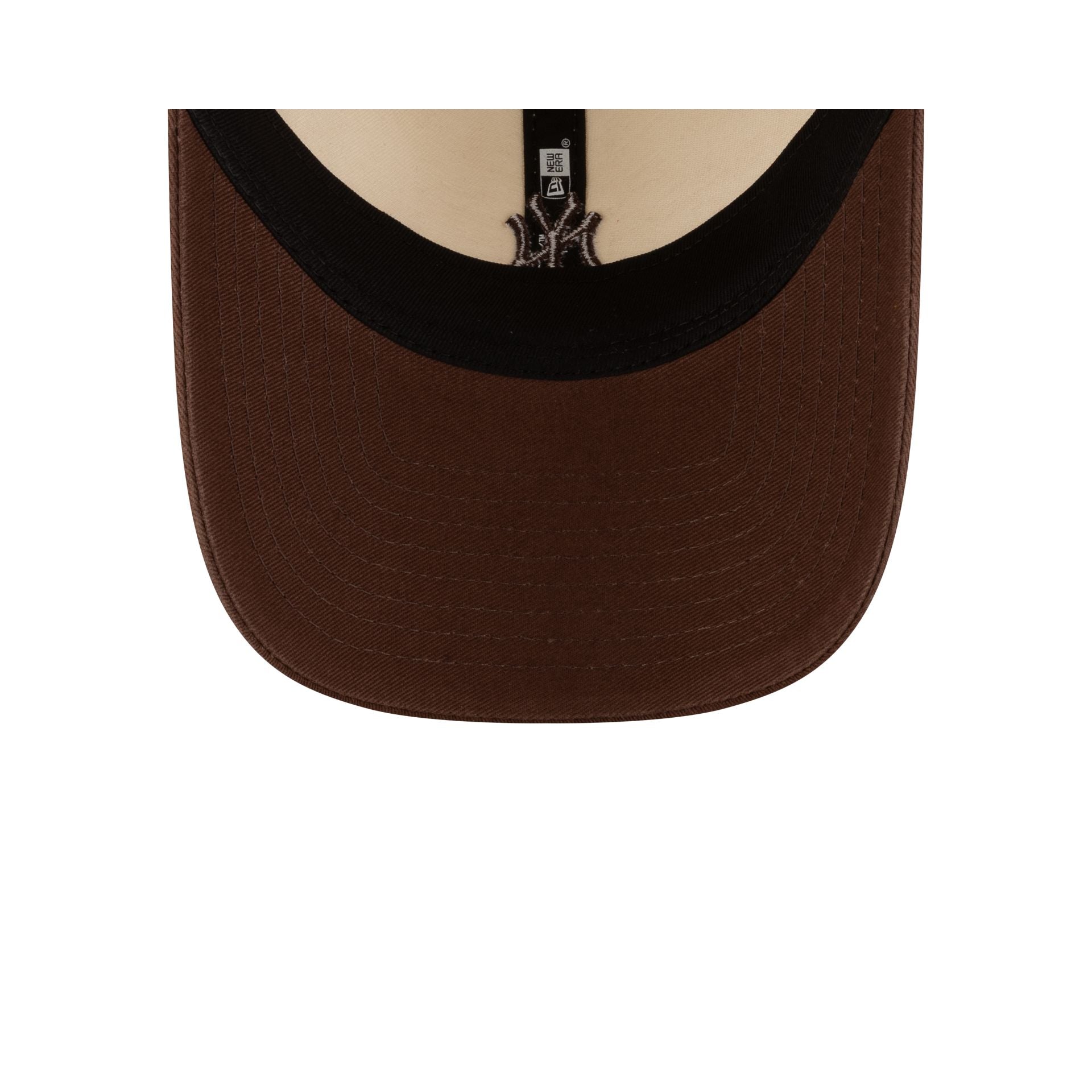 New York Yankees Mini Logo Brown 9TWENTY Adjustable Hat