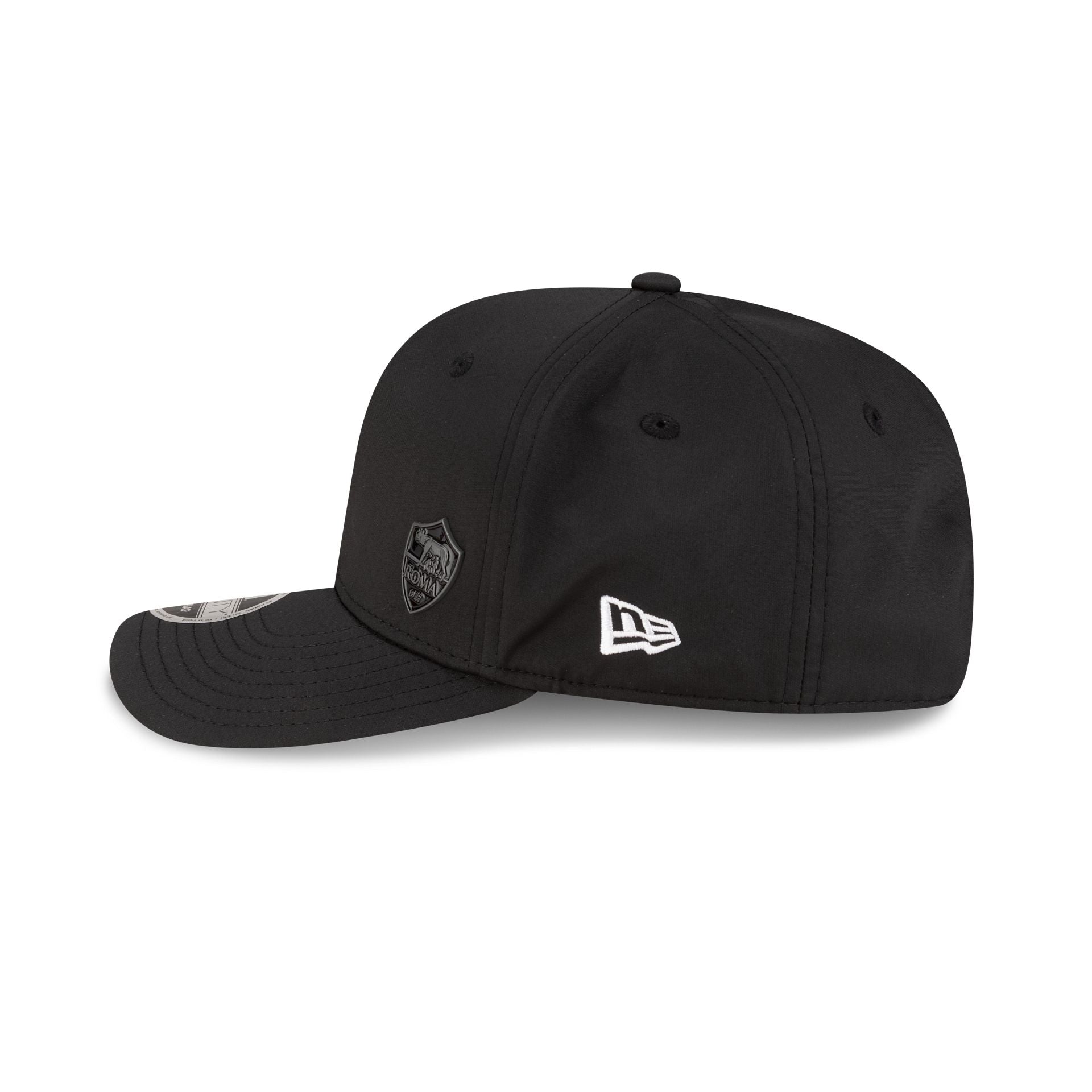 AS Roma Flawless Pin Black 9SEVENTY Stretch-Snap Hat
