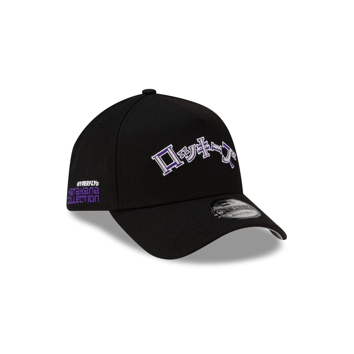 Hyperfly Katakana x Colorado Rockies 9FORTY A-Frame Snapback Hat
